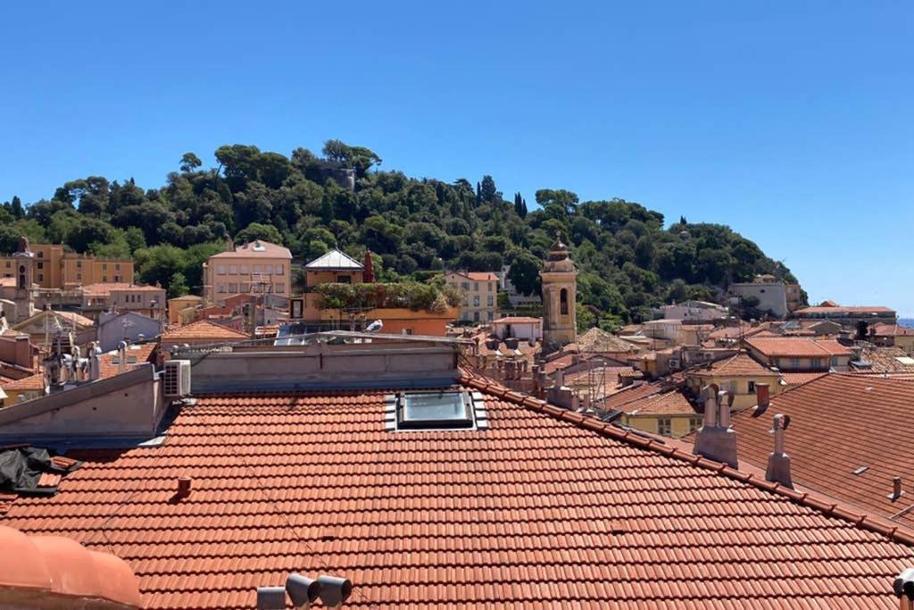Cosy Penthouse Old Town Sea View Little Terraces Air Conditionned نيس المظهر الخارجي الصورة