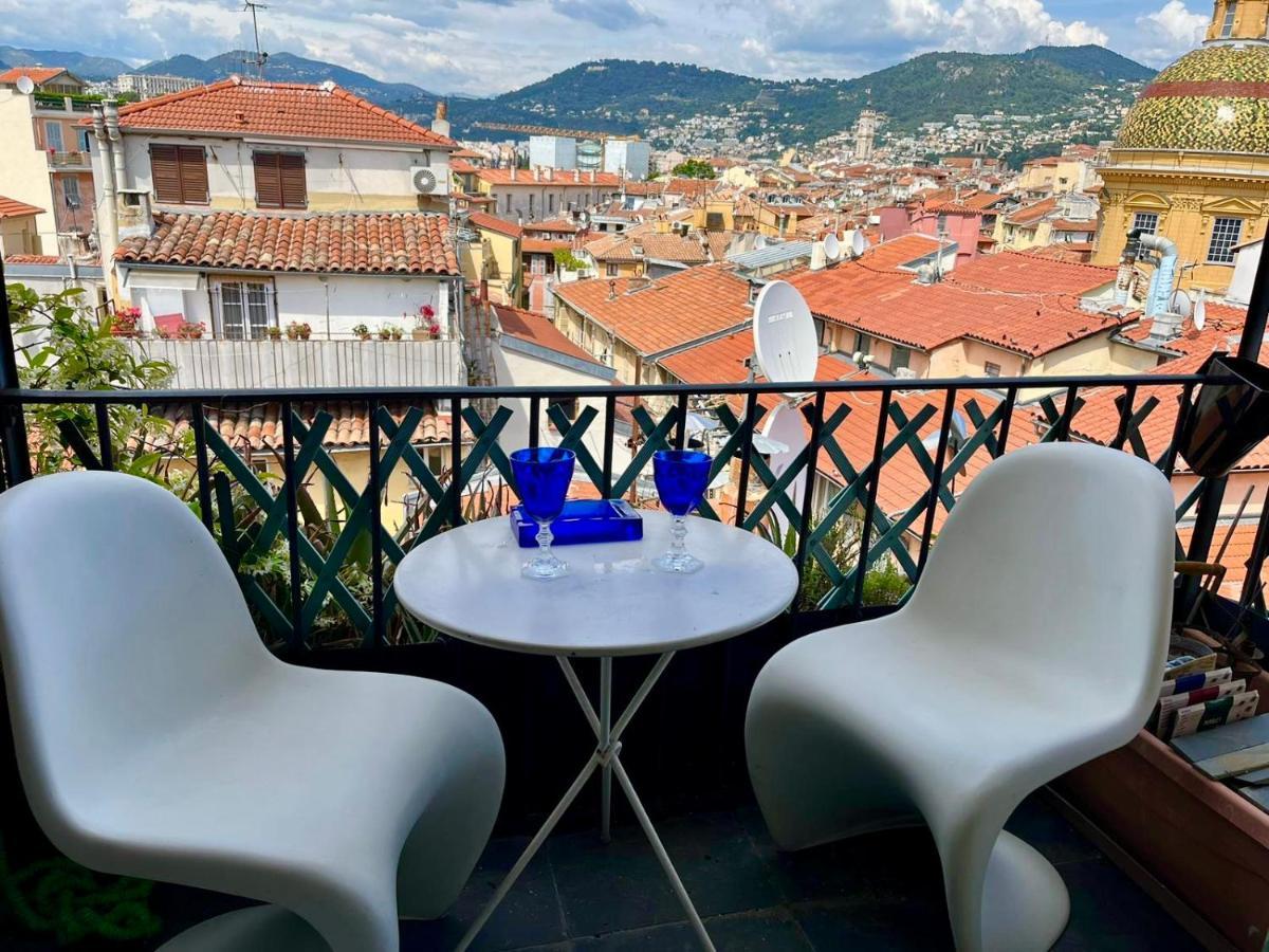 Cosy Penthouse Old Town Sea View Little Terraces Air Conditionned نيس المظهر الخارجي الصورة