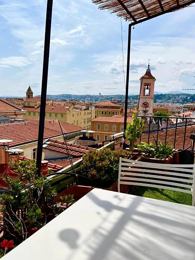 Cosy Penthouse Old Town Sea View Little Terraces Air Conditionned نيس المظهر الخارجي الصورة